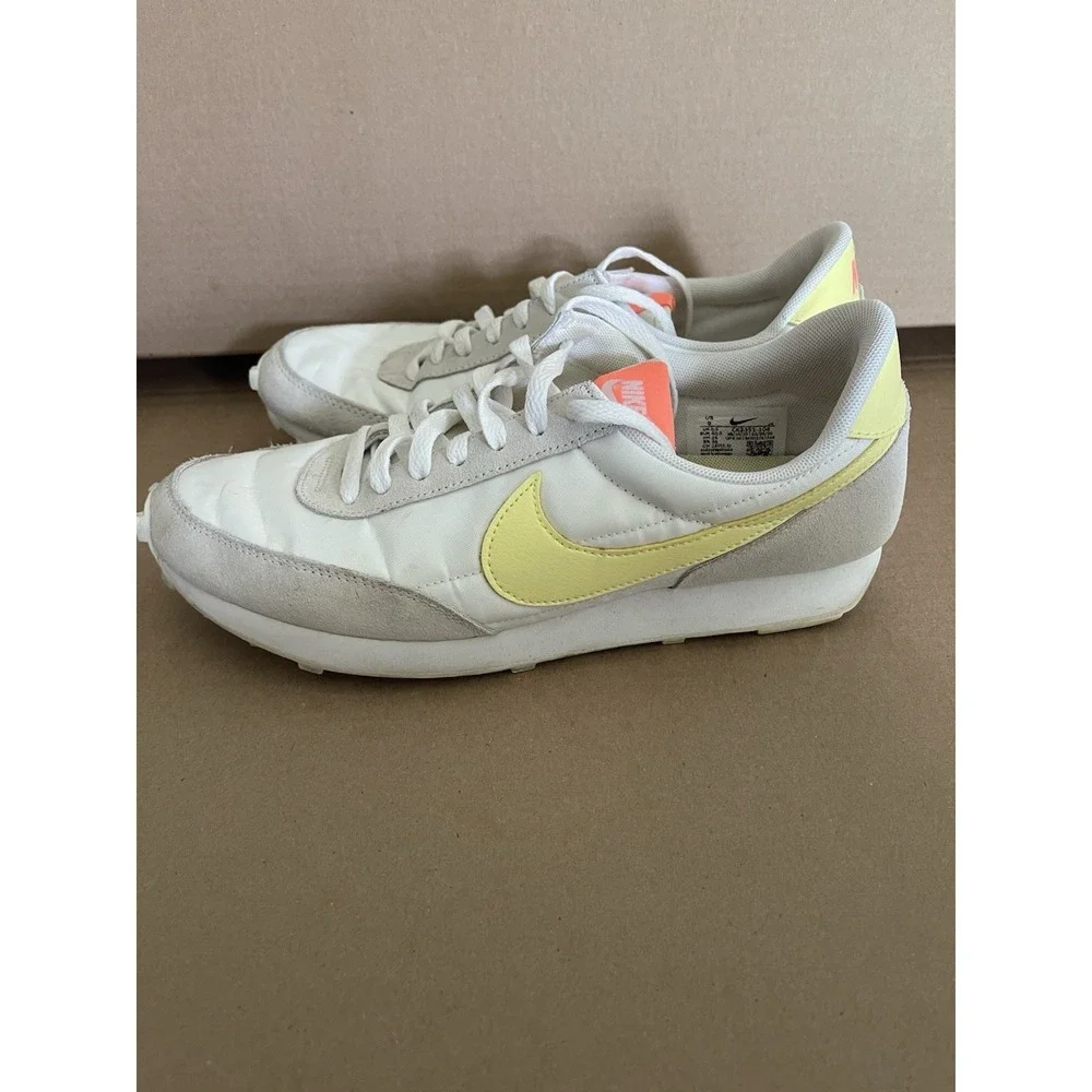 Nike Daybreak Womens Running Shoes Pale Ivory Light Citron Bright Mango US 9 - Picture 1 of 11